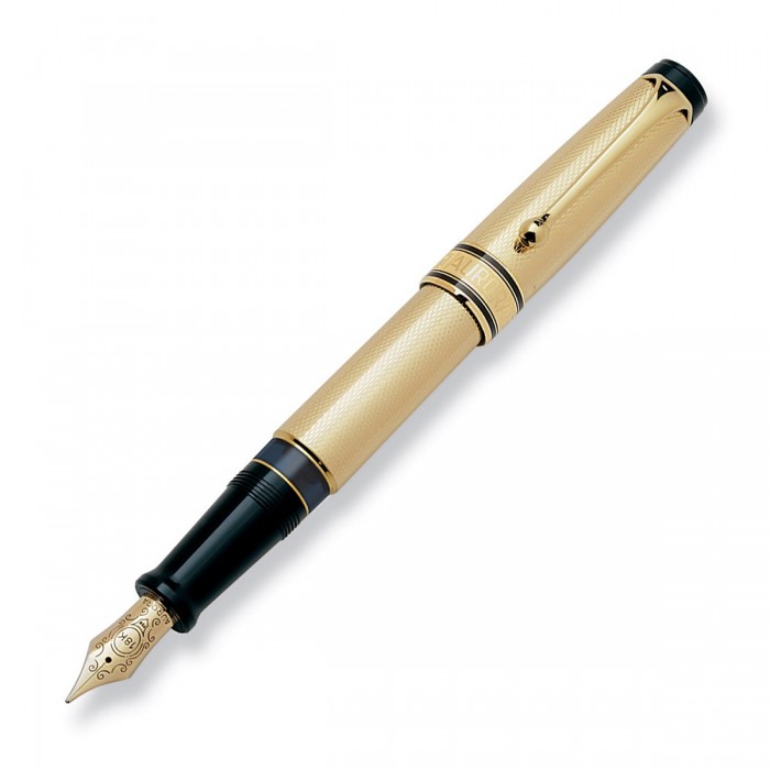 Optima Grana di Riso Solid Gold Fountain Pen Writing Instruments