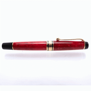 Aurora 75th Anniversary Red Optima Fountain Pen