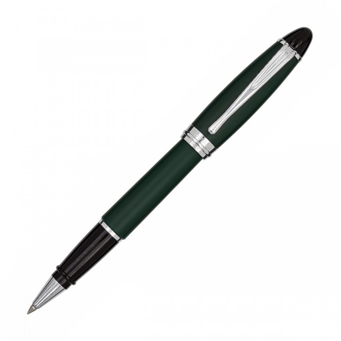 Aurora Ιpsilon Satin Green Rollerball Pen B70-V