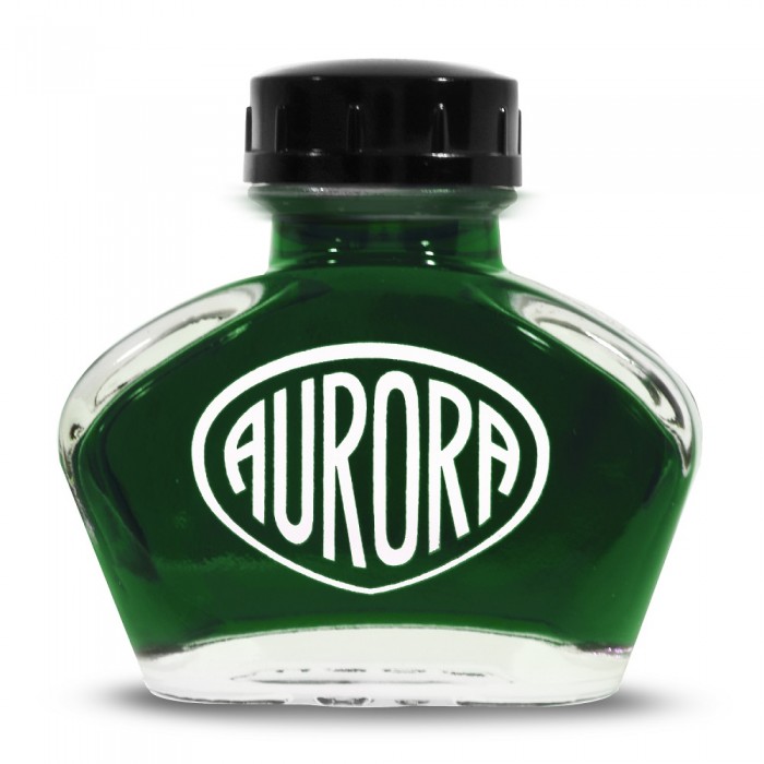 Aurora Green Ink Vintage Bottle 55ml Inks & Refills
