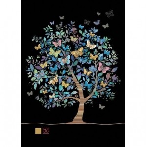 Bug Art M173 Butterfly Tree Greeting Card