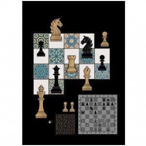 Bug Art M180 Chess Greeting Card