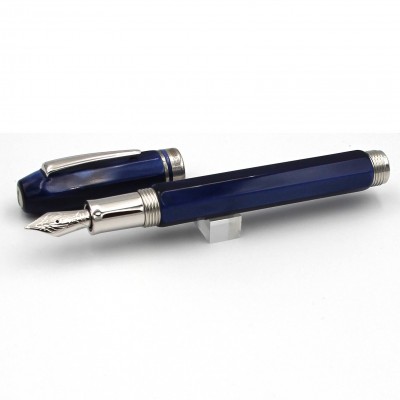 Delta Profili Satin Blue PT Fountain Pen