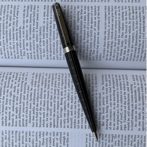 Dior Classic Black Rectangles Ballpoint Pen