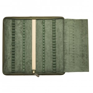 Esterbrook Zippered Pen Case Army Green (40 Slots)