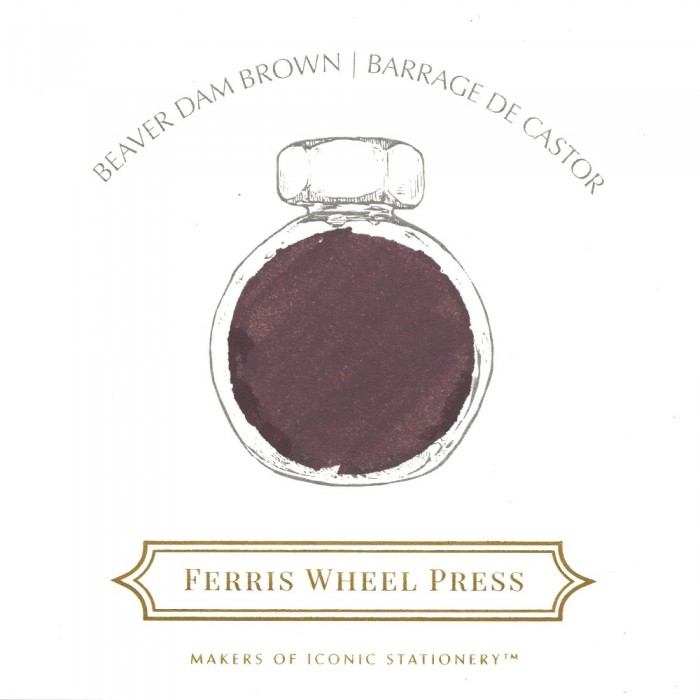 Ferris Wheel Press Beaver Dam Brown Ink 38ml