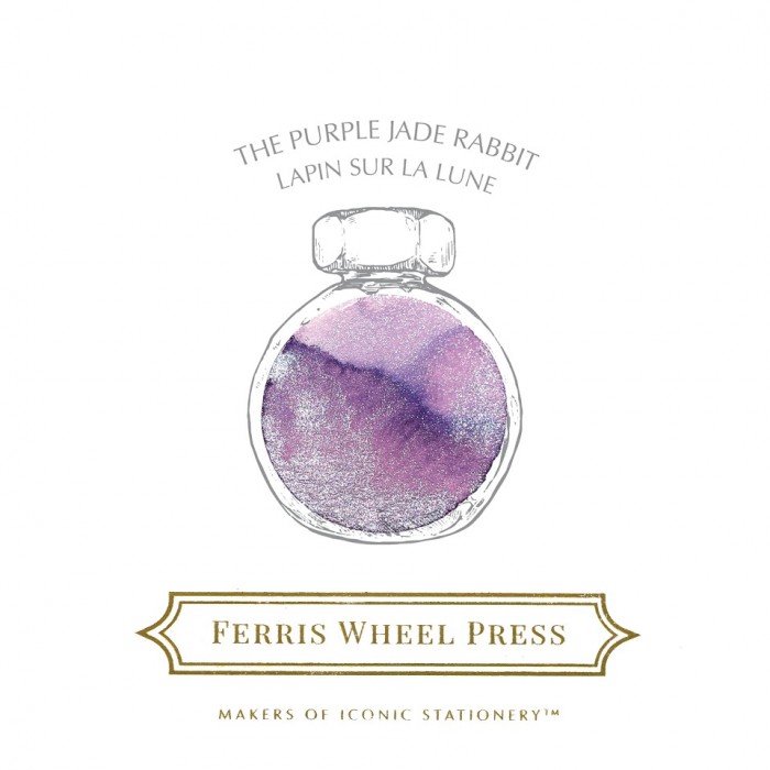 Ferris Wheel Press Curious Collaborations | Special Edition Lunar New Year Purple Jade Rabbit Μελάνι 38ml