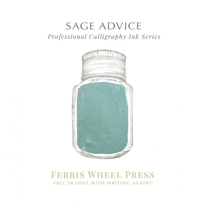 Ferris Wheel Press Professional Calligraphy Ink Sage Advice 28ml