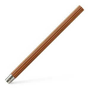 5 spare pencils Perfect Pencil platinum-plated Brown