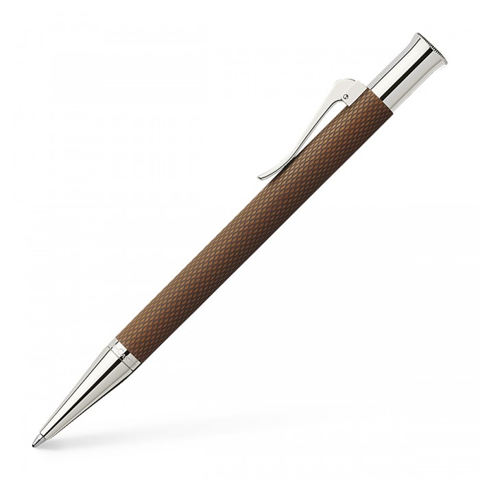 Graf von Faber Castell Guilloche Cognac Ballpoint Pen 146535 Writing Instruments