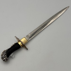 Silver Letter Opener with Gold Details