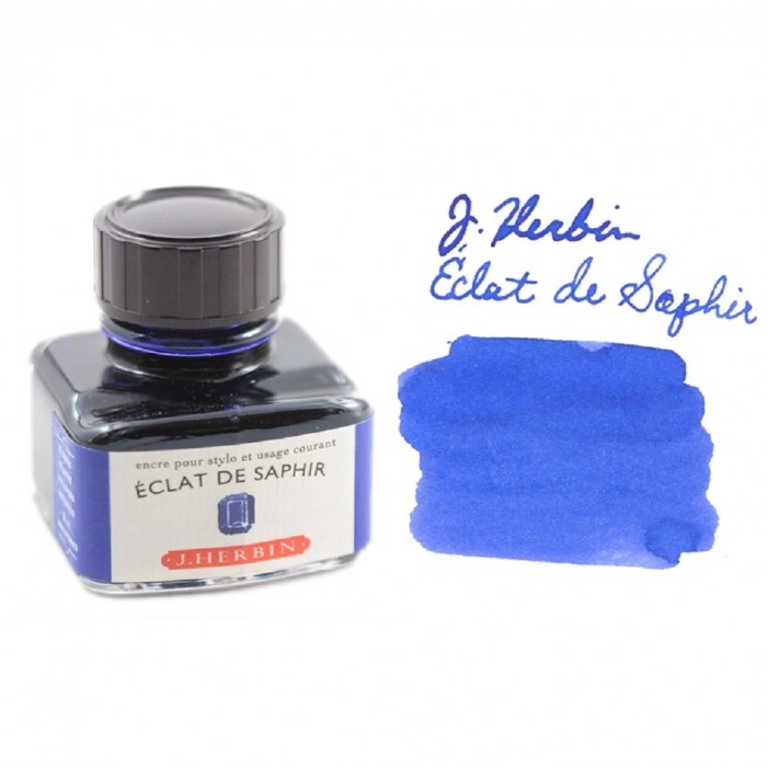 J. Herbin Eclat De Saphir Fountain Pen Ink 30ml