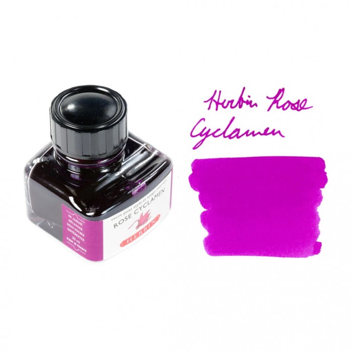 J. Herbin Rose Cyclamen Fountain Pen Ink 30ml