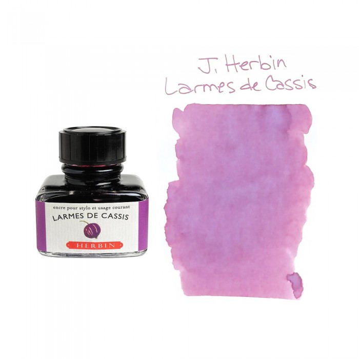 J. Herbin Larmes De Cassis Fountain Pen Ink 30ml
