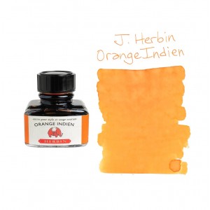 J. Herbin Orange Indien Fountain Pen Ink 30ml