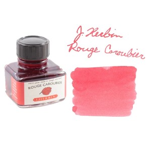 J. Herbin Rouge Caroubier  Fountain Pen Ink 30ml