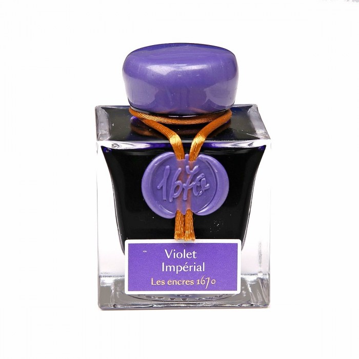 Jacques Herbin Les Encres 1670 Fountain Pen Ink Violet Imperial 50ml