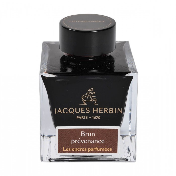 Jacques Herbin Les Encres Perfumees Fountain Pen Ink Brun Prevenance 50ml