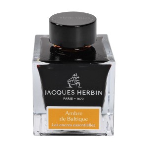 Jacques Herbin Les Encres Essentielles Fountain Pen Ink Ambre De Baltique 50ml
