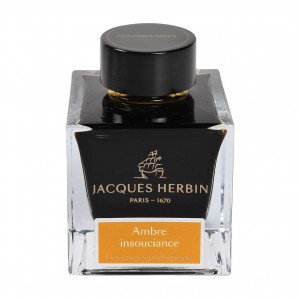 Jacques Herbin Les Encres Perfumees Μελάνι Πένας Ambre Insouciance 50ml