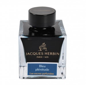 Jacques Herbin Les Encres Perfumees Fountain Pen Ink Bleu Plenitude 50ml