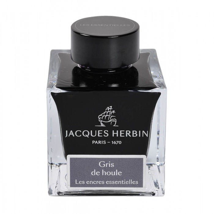 Jacques Herbin Les Encres Essentielles Fountain Pen Ink Gris De Houle 50ml