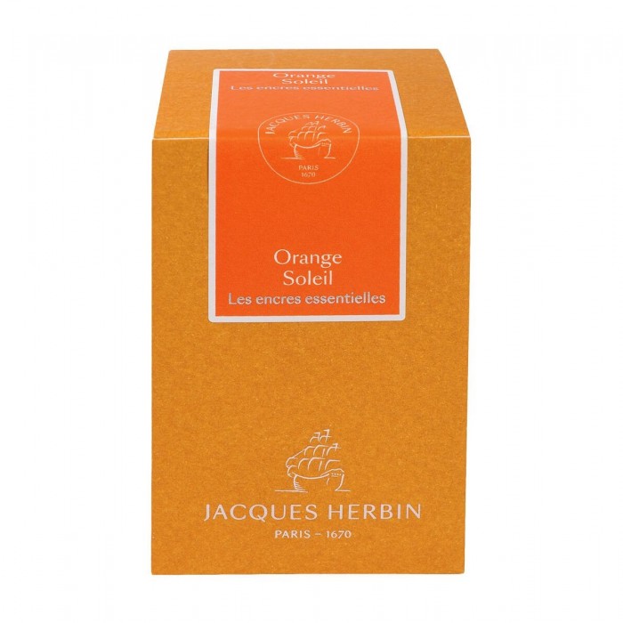 Jacques Herbin Les Encres Essentielles Fountain Pen Ink Orange Soleil 50ml