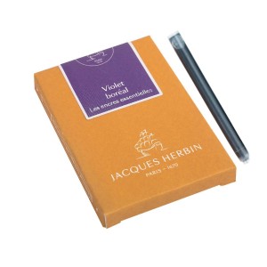 Jacques Herbin Violet Boréal 7 Cartridges