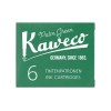 Kaweco Palm Green 6 Cartridges