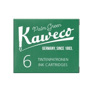 Kaweco Palm Green 6 Cartridges