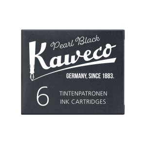Kaweco Pearl Black 6 Cartridges