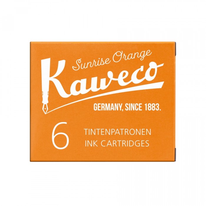Kaweco Sunrise Orange 6 Cartridges