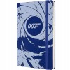 Moleskine 007 Blue Gun Barrel Limited Edition Large Ruled Notebook