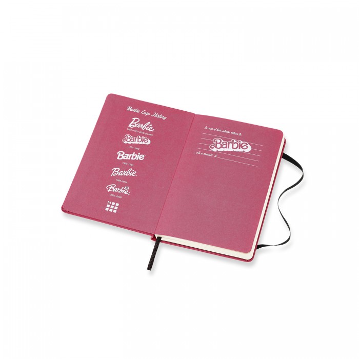 Moleskine Barbie Logo Limited Edition Hard Ruled Pocket Notebook
