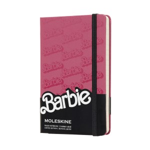 Moleskine Barbie Logo Limited Edition Hard Ruled Pocket Σημειωματάριο