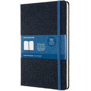 Moleskine Blend Collection Large Ruled Blue Notebook