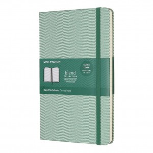 Moleskine Blend Collection Large Ruled Green Notebook