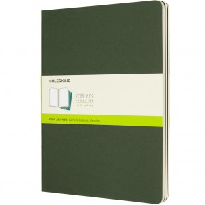 Moleskine Cahier Set of 3 Green Σημειωματάριο