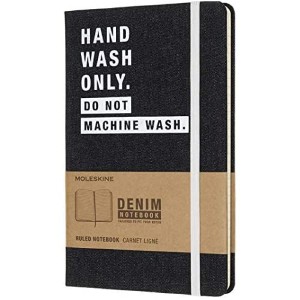 Moleskine Limited Edition Denim Hand Wash Only Black Notebook