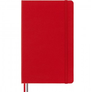 Moleskine Classic Expanded Ruled Hard Cover Large Red Notebook 