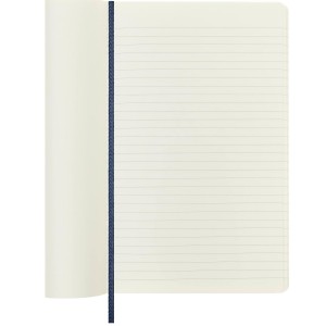 Moleskine Classic Extra Soft Cover Large Double Layout Sapphire Notebook