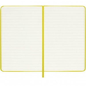 Moleskine Classic Fabric Hard Cover Large Yellow Notebook