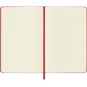 Moleskine Classic Ruled Hard Cover Large Red Notebook 