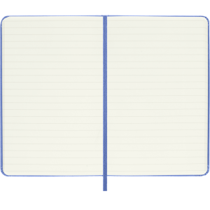 Moleskine Classic Ruled Hard Cover Large Hydrangea Blue Notebook 