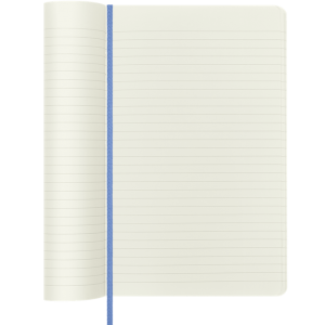 Moleskine Classic Ruled Soft Cover Large Hydrangea Blue Notebook 