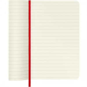 Moleskine Classic Ruled Soft Cover Pocket Red Notebook 
