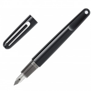 Preowned Montblanc M by Marc Newson Black Resin Fountain Pen 117147