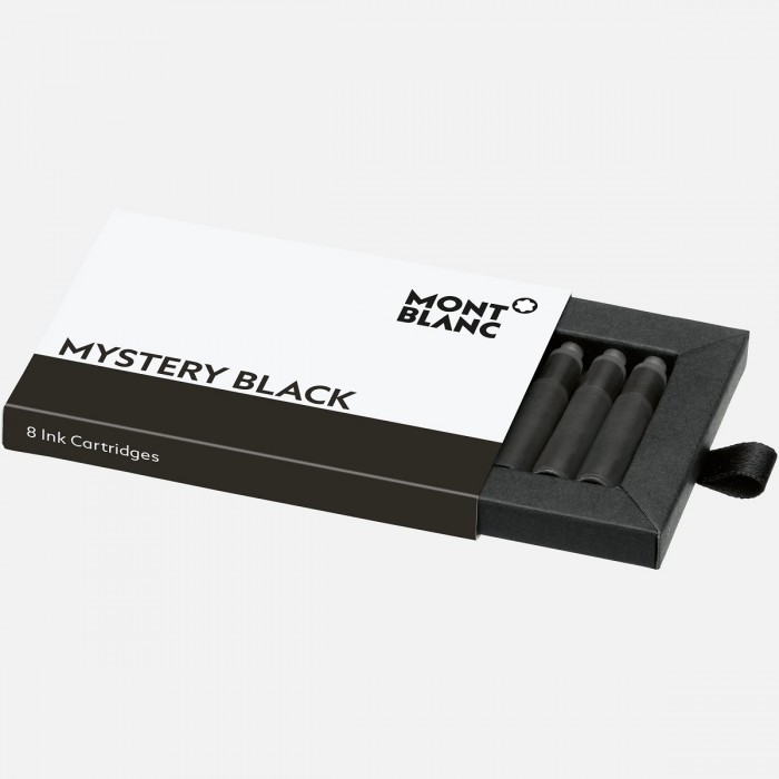 Montblanc Mystery Black Fountain Pen Ink Cartridges 128197