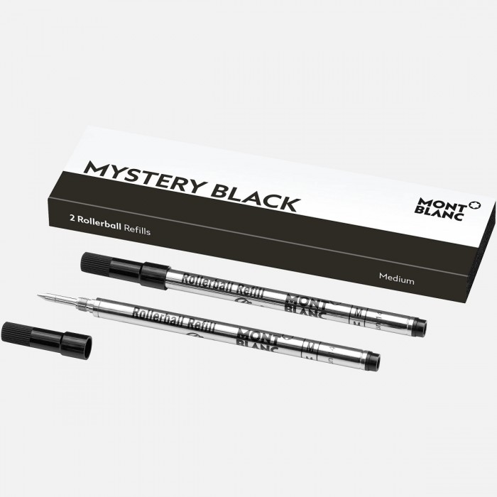 Montblanc Rollerball Refills Mystery Black Medium Inks & Refills