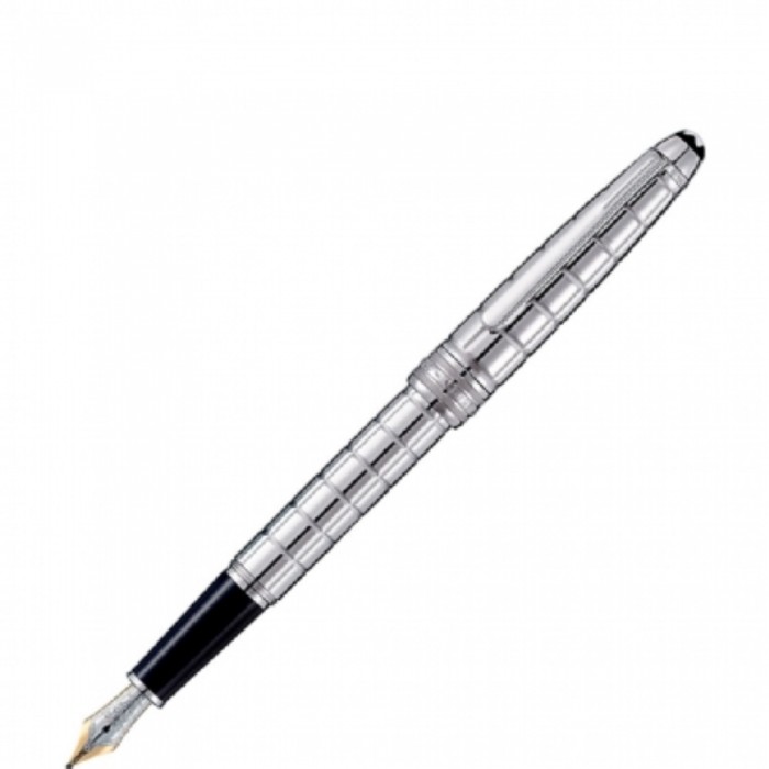 Montblanc Meisterstück  Solitaire Classique Platinum Facet Fountain Pen 38245 Writing Instruments